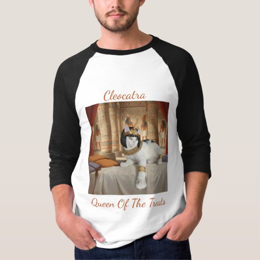 クレオキャトラ - おやつの女王様 Tシャツ (正面)