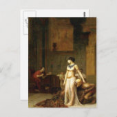 クレオパトラとシーザー ポストカード (正面/裏面)