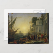 クレオパトラのタルソス上陸, 1642 ポストカード (正面/裏面)