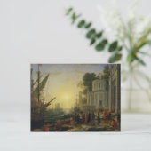 クレオパトラのタルソス上陸, 1642 ポストカード (スタンド正面)