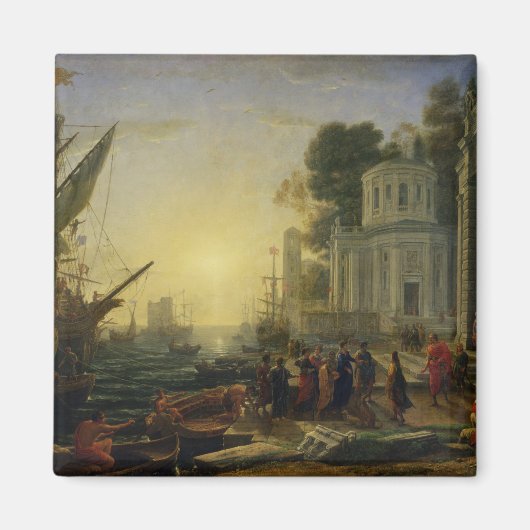 クレオパトラのタルソス上陸， 1642 マグネット (正面)