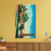 クレオパトラの針とプラネタリウム キャンバスプリント (インサイチュ (リビング))