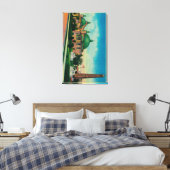 クレオパトラの針とプラネタリウム キャンバスプリント (インサイチュ (寝室))