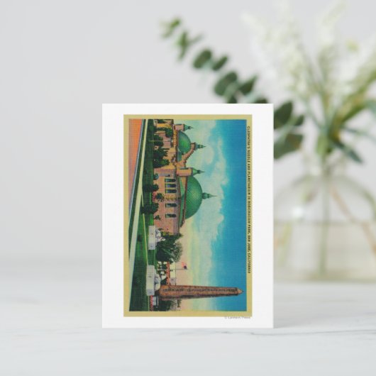 クレオパトラの針とプラネタリウム ポストカード (スタンド正面)