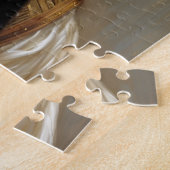 クレオパトラエジプトクイーンポートレートアート ジグソーパズル (側面)