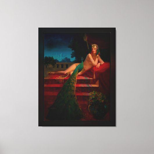 クレオパトラバイエドワード・メイソン・エグレストン キャンバスプリント (正面)