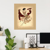 クレオパトラバレエの衣装～ 1909年レオン・バクスト ポスター (ホームオフィス)