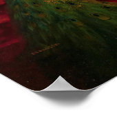 クレオパトラヴィンテージアールデコファンタジー芸術 ポスター (角)