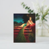 クレオパトラヴィンテージアールデコファンタジー芸術 ポストカード (スタンド正面)