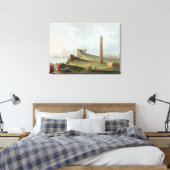 クレオパトラ族という,アレキサンドリアのオベリス キャンバスプリント (インサイチュ (寝室))