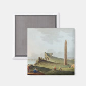 クレオパトラ族という,アレキサンドリアのオベリス マグネット (正面/裏面)