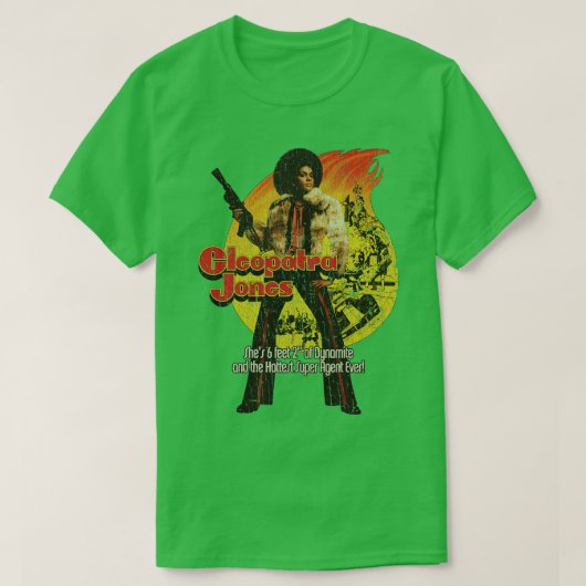 クレオパトラ・ジョーンズ1973年 Tシャツ (デザイン正面)