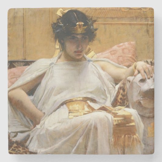 クレオパトラ（古代エジプト女王） ストーンコースター (正面)