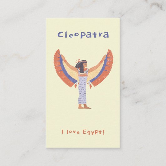 クレオパトラ。 名刺 (正面)