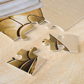 「クレオパトラVIIの現実主義:ポートレート」 ジグソーパズル (側面)