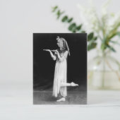 クレオロシアのパトラの衣装を着たダンサー ポストカード (スタンド正面)