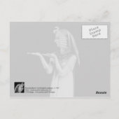 クレオロシアのパトラの衣装を着たダンサー ポストカード (裏面)