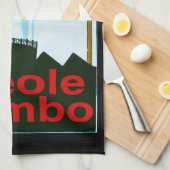 クレオールグンボ調理師 キッチンタオル (四つ折り)