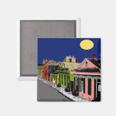 クレオールコテージニューオーリンズフルムーン マグネット (正面/裏面)