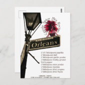 クレオールスパイスミックスレシピ |はがき ポストカード (正面/裏面)