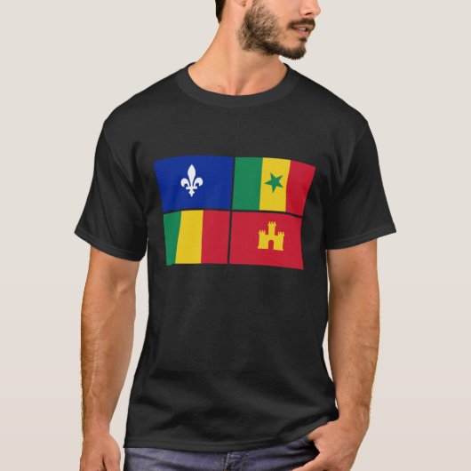 クレオール国旗 Tシャツ (正面)