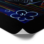 クレオール雨 – ドレープトリコロール ポスター (角)