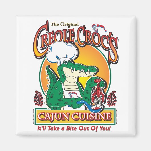 クレオール・クロック マグネット (正面)