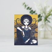 「クレオ」ハガキのエジプトのコブラ女神 ポストカード (スタンド正面)