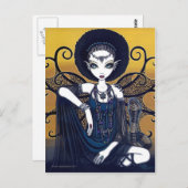 「クレオ」ハガキのエジプトのコブラ女神 ポストカード (正面/裏面)