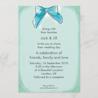 クレオ ボウ（シーミスト） 5x7 招待状