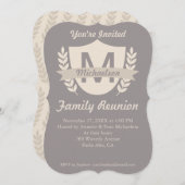 クレカスタムストファミリー懇親会招待状 招待状 (正面/裏面)