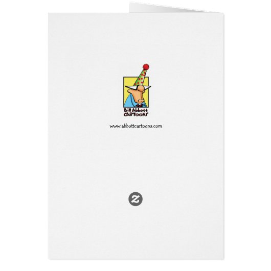 クレギーおもしろい感謝ウィークエンドカード (裏面)