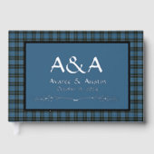 クレギーオリジナルスコットランドタータンチェック ゲストブック (正面)