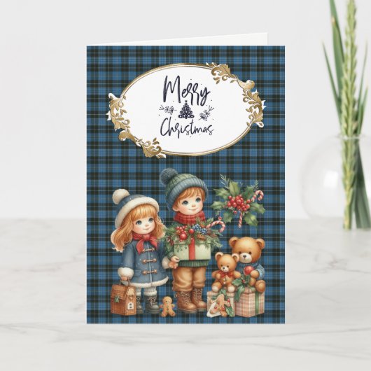 クレギーオリジナルスコットランドタータンチェック シーズンカード (正面)