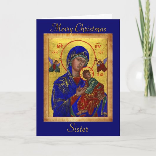 クレギーカードメリークリスマスシスター シーズンカード (正面)