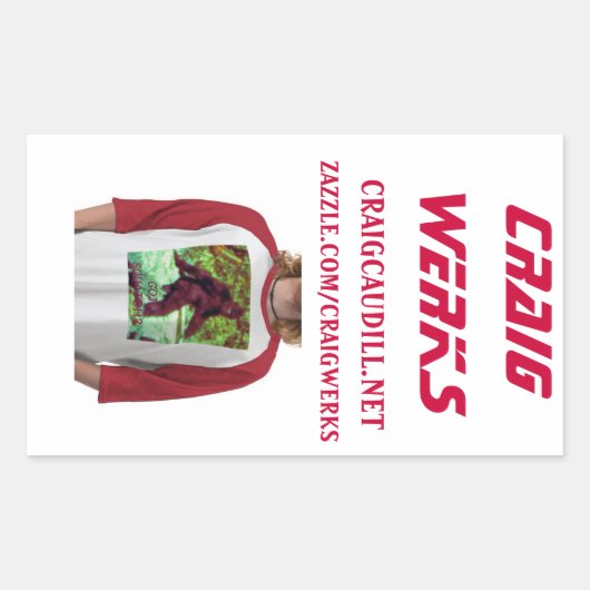 クレグワークス 長方形シール (正面)