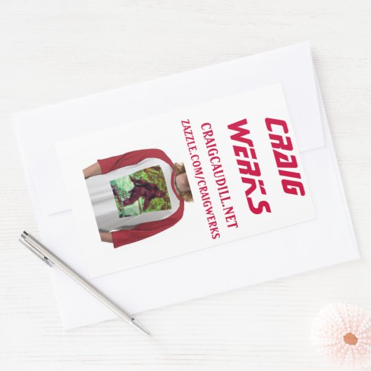 クレグワークス 長方形シール (封筒)