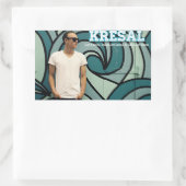 クレサールのシール 長方形シール (バッグ)