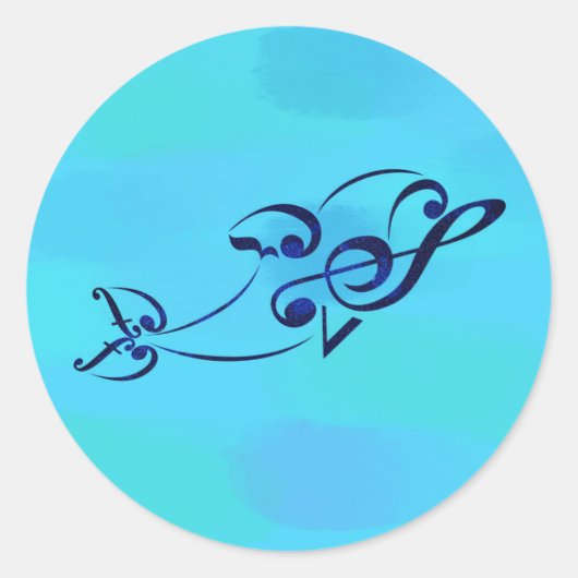 クレシンドルフィンのシール ラウンドシール (正面)