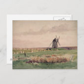 クレシーの戦場26威厳がある, 1346 ポストカード (正面/裏面)