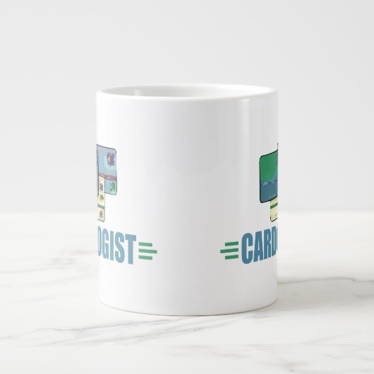 クレジッおもしろいトカード ジャンボコーヒーマグカップ (正面)