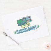 クレジッおもしろいトカード 楕円形シール (封筒)