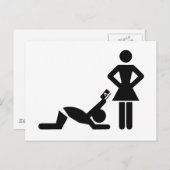 クレジッおもしろいト付き婚姻届 ポストカード (正面/裏面)