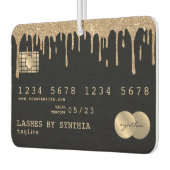 クレジッガーリートスタイル金ゴールドの落ち着き化粧 カーエアーフレッシュナー (左)