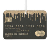 クレジッガーリートスタイル金ゴールドの落ち着き化粧 カーエアーフレッシュナー (正面)