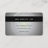 クレジットカーインスパイアドがフォトサービス 名刺 (裏面)