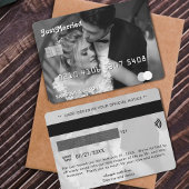 クレジットカードたった今結婚しました結婚の発表 案内状