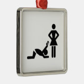 クレジットカードとのおもしろいな求婚 メタルオーナメント (右)