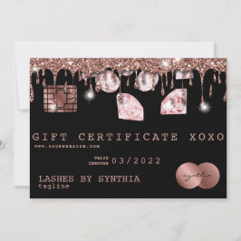 クレジットカードのギフト証明書あなたのロゴを追加