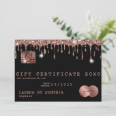 クレジットカードのギフト証明書あなたのロゴを追加 (スタンド正面)